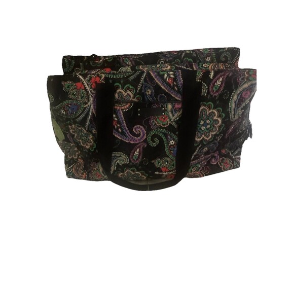 Vera Bradley Triple Compartment Travel Bag Duffle in Kiev Paisley
